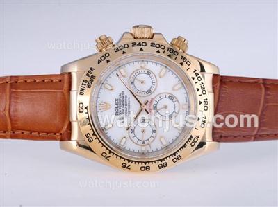 Rolex Daytona Automatic Gold Case with MOP Dial