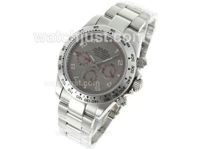 Rolex Daytona Automatic Number Markers with Gray Dial