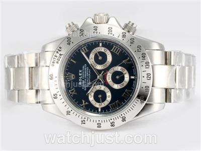 Rolex Daytona Automatic with Dark Blue Dial-Roman Marking