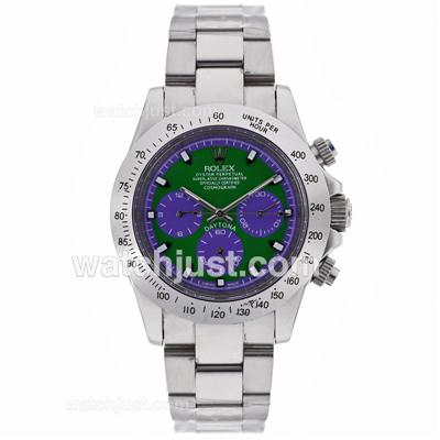 Rolex Daytona Automatic with Green Dial S/S-Sapphire Glass