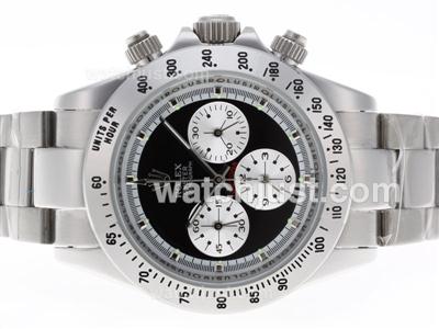 Rolex Daytona Cosmograph Working Chronograph with Black Dial S/S-Vintage Edition