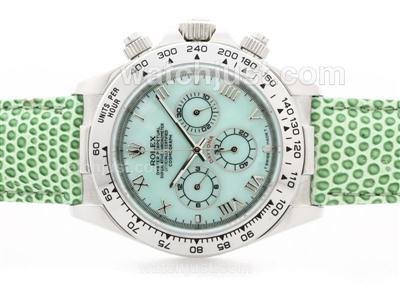 Rolex Daytona Cosmograph Working Chronograph with Light Blue MOP Dial