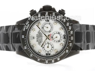 Rolex Daytona Pro Hunter Automatic Full PVD with MOP Dial-Diamond Marking