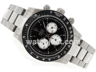 Rolex Daytona Working Chronograph with Black Dial and Bezel-Stick Markers
