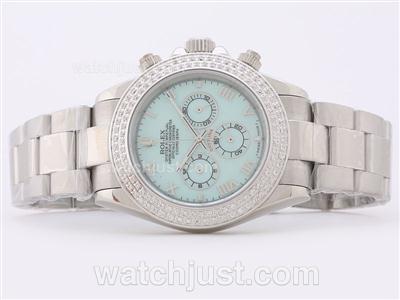 Rolex Daytona Working Chronograph with Blue MOP Dial-Roman Marking Sapphire Glass