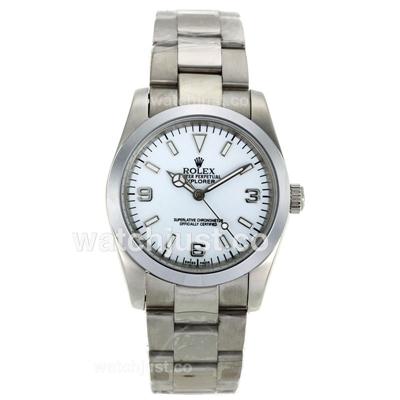 Rolex Explorer Automatic with White Dial
