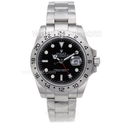 Rolex Explorer II Automatic with Black Dial S/S-Same Chassis as ETA Version-High Quality