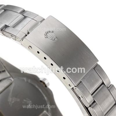 Rolex Explorer Swiss ETA 2836 Movement Black Dial S/S with White Markers-Vintage Edition