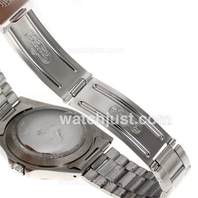 Rolex Explorer Swiss ETA 2836 Movement Black Dial S/S with White Markers-Vintage Edition