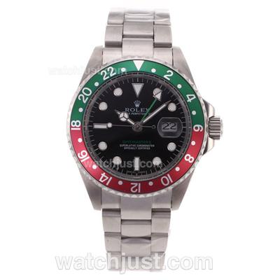 Rolex GMT-Master II Automatic Red/Green Bezel with Black Dial S/S