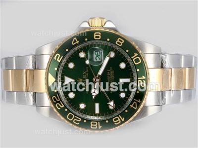 Rolex GMT-Master II Automatic Two Tone with Green Dial