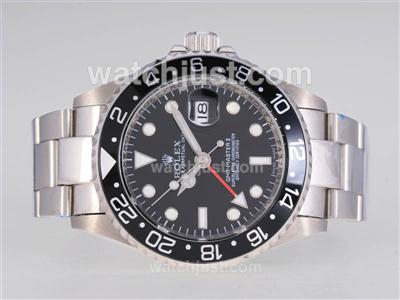 Rolex GMT-Master II Automatic with Black Dial-New Style Oyster Bracelet-Updated