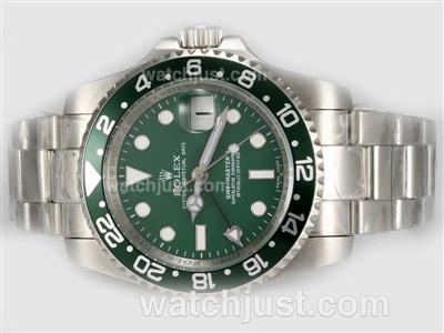 Rolex GMT-Master II Swiss ETA 2836 Movement with Green Dial and Bezel