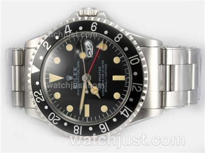 Rolex GMT-Master Ref 1675 Vintage Edition Black Bezel- Same Chassis As Swiss ETA Version