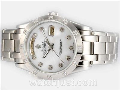 Rolex Masterpiece Diamond Marking and Bezel with MOP Dial