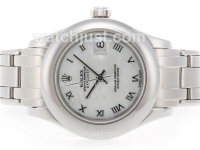 Rolex Masterpiece Swiss ETA 2836 Movement Roman Marking with MOP Dial