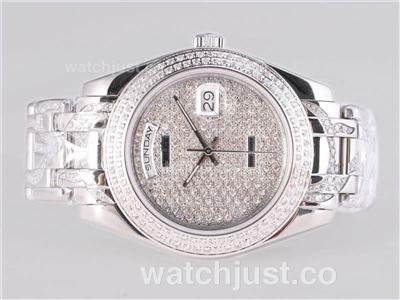 Rolex Masterpiece Swiss ETA 2836 Movement with Full Diamond-39mm New Version