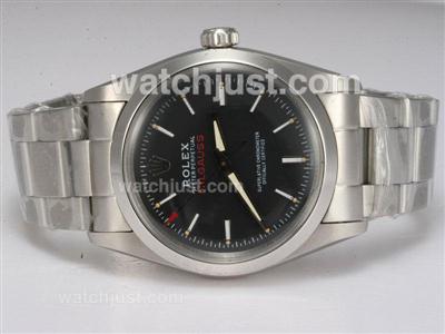 Rolex Milgauss Swiss ETA 2836 Movement with Black Dial Vintage Edition