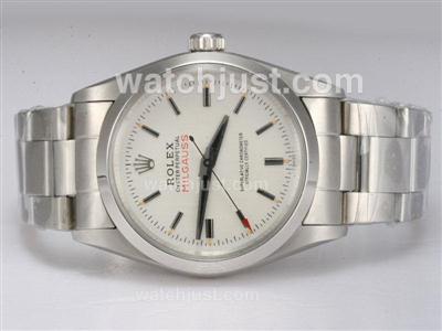 Rolex Milgauss Swiss ETA 2836 Movement with White Dial Vintage Edition