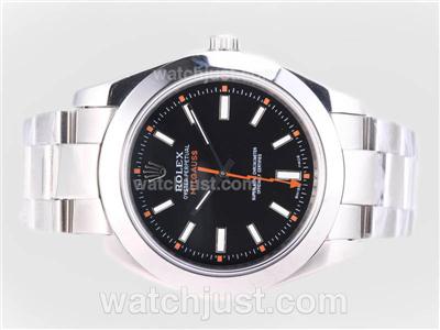 Rolex Milgauss Swiss ETA 2836 Movement with White Marking-Correct Size