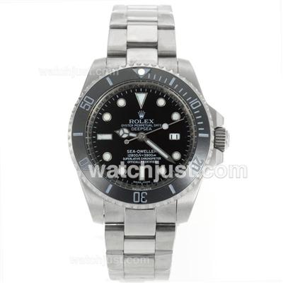 Rolex Sea-Dweller Automatic Ceramic Bezel with Black Dial S/S