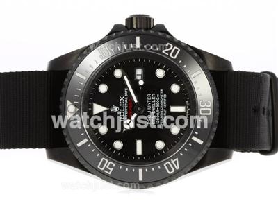 Rolex Sea Dweller Pro Hunter Deep Sea Asia Movement PVD Case with Nylon Strap-Jacques Limited Edition