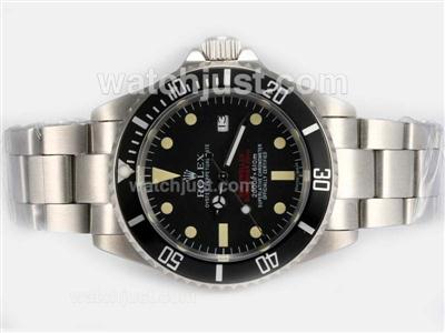 Rolex Sea-Dweller Submariner 2000 Ref.1665 Automatic with Black Dial and Bezel-Vintage Edition