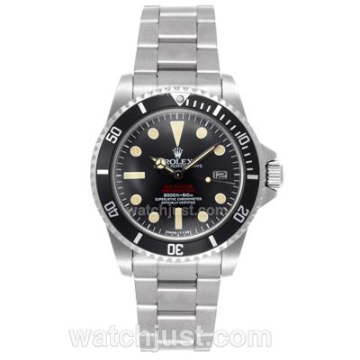 Rolex Sea-Dweller Submariner 2000 Swiss ETA 2836 Movement with Black Dial S/S-Vintage Edition