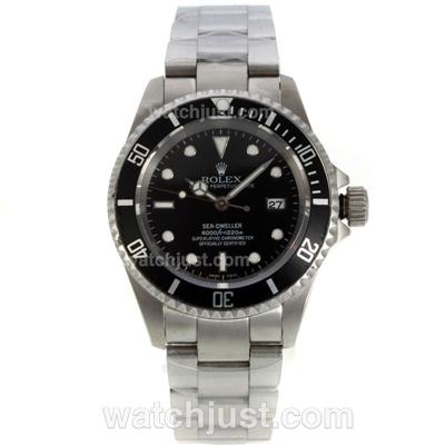 Rolex Sea Dweller Super Luminous Original Swiss ETA 2824 Movement PVD Bezel with Black Dial S/S-1:1 Version