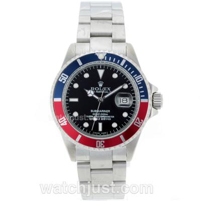 Rolex Submariner Automatic Blue/Red Bezel with Black Dial