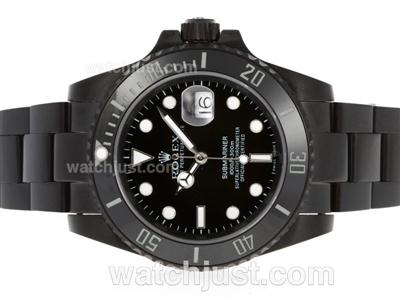 Rolex Submariner Automatic Full PVD with Black Dial-Ceramic Bezel