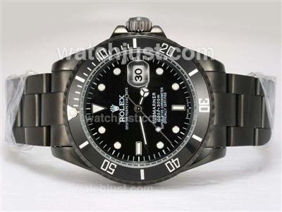 Rolex Submariner Automatic Full PVD with Black Dial(Gift Box is Included)