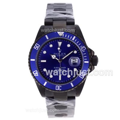 Rolex Submariner Automatic Full PVD with Blue Dial and Bezel