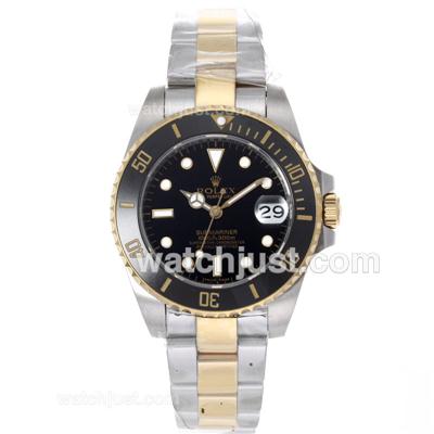 Rolex Submariner Automatic Two Tone with Ceramic Bezel-Lady Size