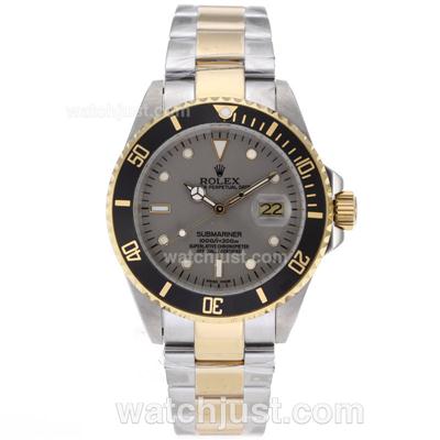 Rolex Submariner Automatic Two Tone with Gray Dial