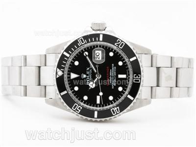 Rolex Submariner Automatic with Black Dial-Red Sub Markers