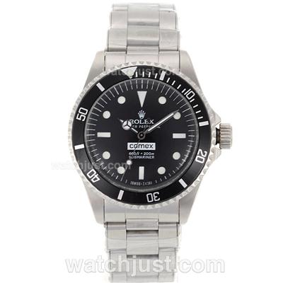 Rolex Submariner Comex Swiss ETA 2836 Movement Vintage Edition with Black Dial S/S-Rivet Strap