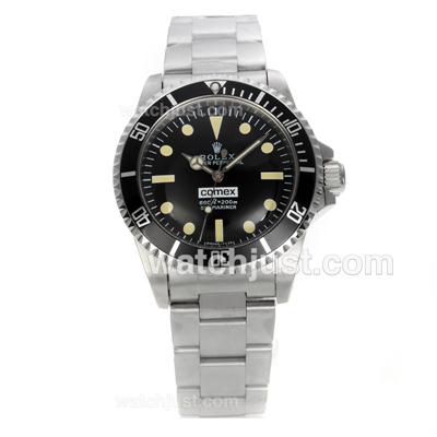 Rolex Submariner Comex Swiss ETA 2836 Movement with Black Dial and Bezel-Vintage Edition