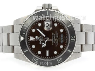 Rolex Submariner Harley Davidson Automatic with Brown Dial-Ceramic Bezel