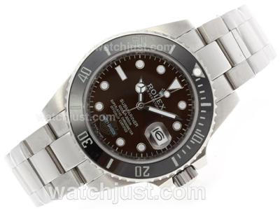 Rolex Submariner Harley Davidson Automatic with Brown Dial-Ceramic Bezel