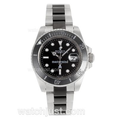 Rolex Submariner Mastermind Automatic Ceramic Bezel with Black Dial S/S-Sapphire Glass