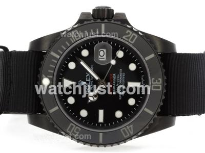 Rolex Submariner Pro-Hunter Edition Automatic PVD Case with Nylon Strap-Ceramic Bezel