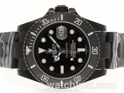 Rolex Submariner Pro Hunter Swiss ETA 2836 Movement Full PVD with Ceramic Bezel