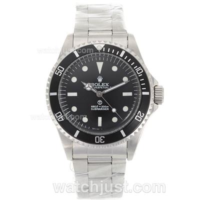 Rolex Submariner Swiss ETA 2836 Movement White Markers with Black Dial S/S-Vintage Edition