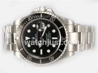 Rolex Submariner Swiss ETA 2836 Movement with Black Dial-Ceramic Bezel