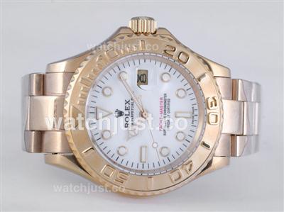 Rolex Yacht-Master Automatic Full Gold with White Dial