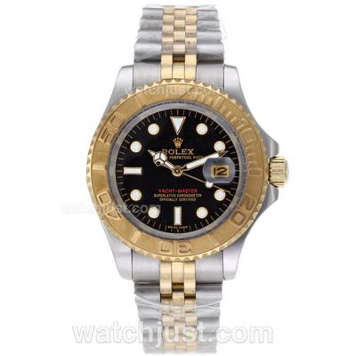 Rolex Yacht-Master Automatic Two Tone with Black Dial