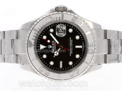 Rolex Yacht-Master Automatic with Black Dial-Same Structure as ETA Version