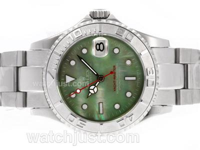 Rolex Yacht-Master Automatic with Green MOP Dial-Same Structure as ETA Version