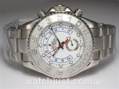Rolex Yacht-Master II Automatic Working GMT with White Dial